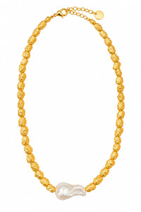 Crushed Gold Necklaces