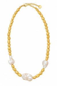 Crushed Gold Necklaces
