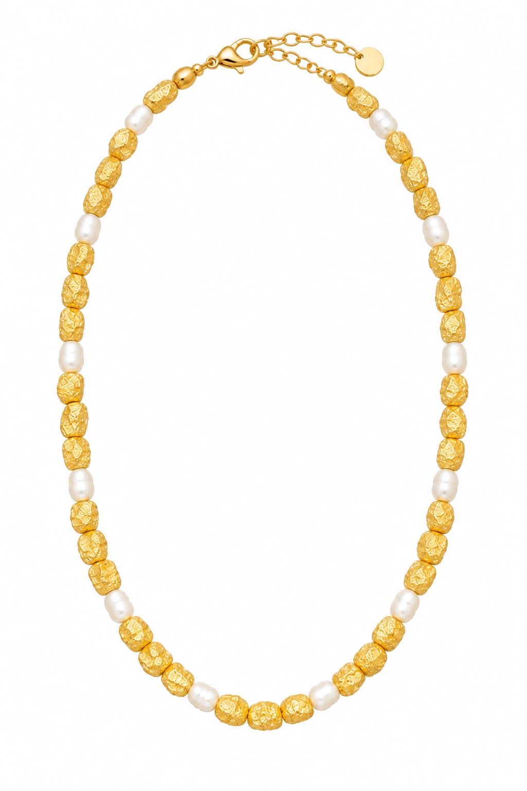 Crushed Gold Necklaces