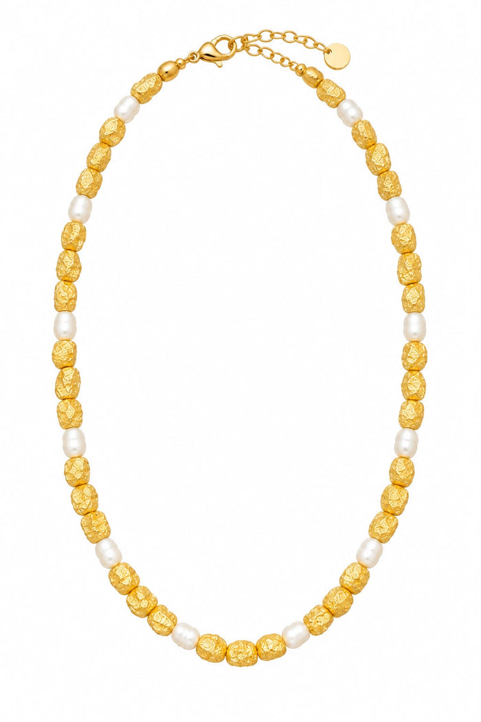 Crushed Gold Necklaces