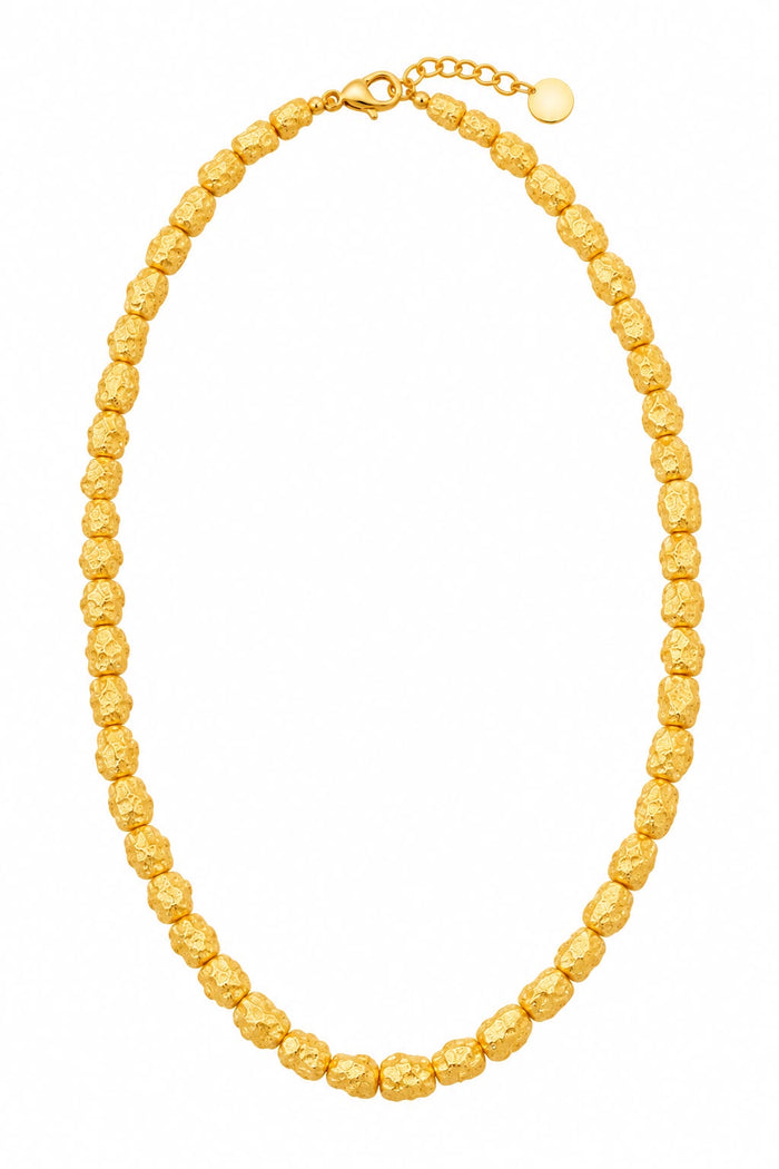 Crushed Gold Necklaces
