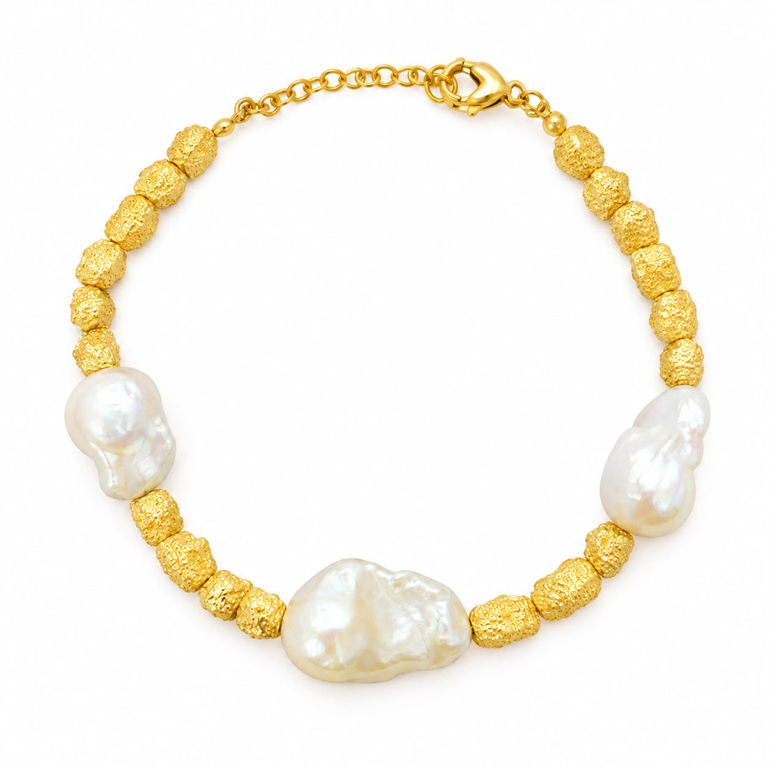 crushed gold bracelets