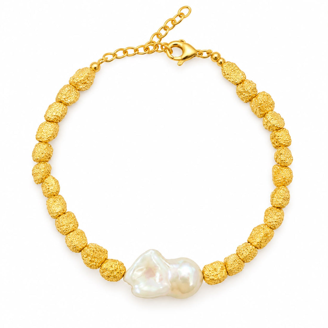 crushed gold bracelets