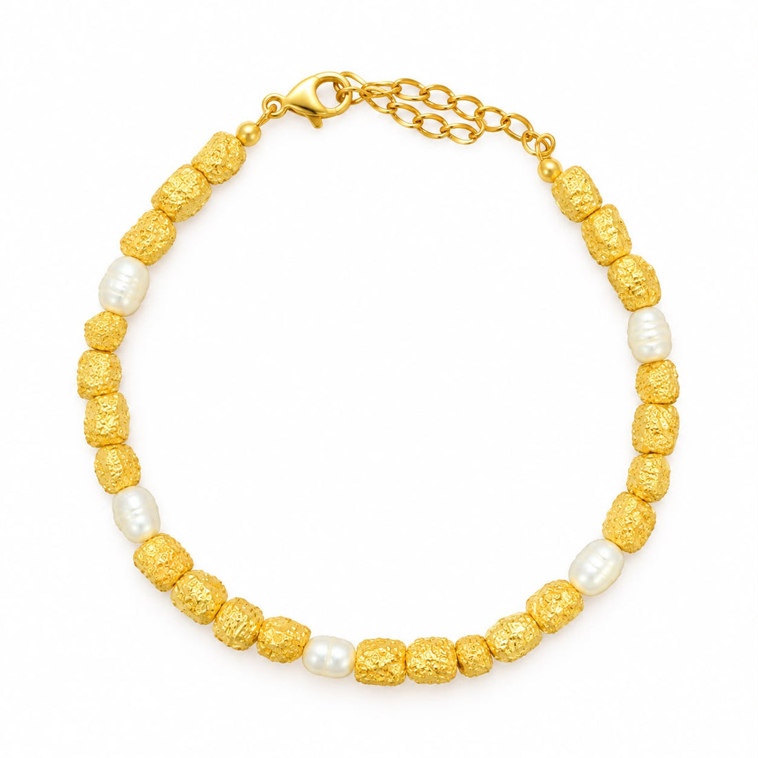 crushed gold bracelets