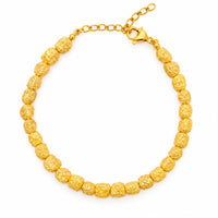 crushed gold bracelets