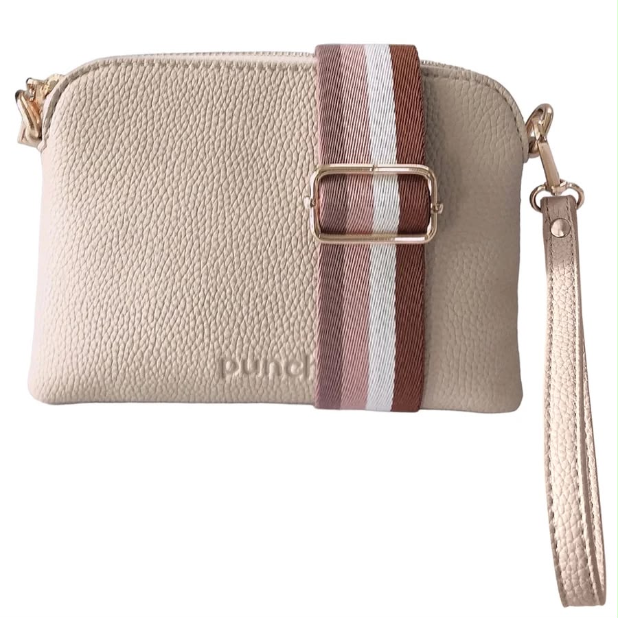 MINI CROSSBODY BAG - Nude